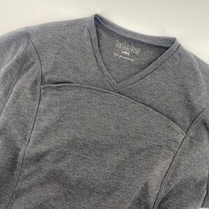 Lalabu Dad Shirt Mens Large Gray Simple Babywearing Pouch Carrier Tee